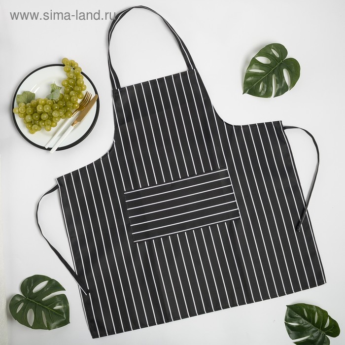 Фартук с карманом «Доляна» Chef, 70×68±4 см см - Фото 1