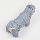 Комбинезон зимний для животных, флисовый подклад, 3XL (ДС 36-38, ОШ 36-37, ОГ 48-52), серый - фото 20976525