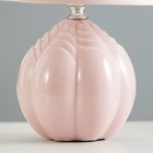 Лампа настольная "Бутон" Е14 1х40Вт светло-розовый 20х20х30 см RISALUX - фото 20976581