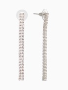 Гарнитур 2 предмета: кулон, серьги «Элегантность» жгут, цвет белый в серебре, 42 см - Фото 4