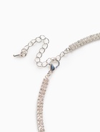 Гарнитур 2 предмета: кулон, серьги «Элегантность» жгут, цвет белый в серебре, 42 см - Фото 6