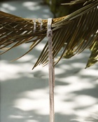 Гарнитур 2 предмета: кулон, серьги «Элегантность» жгут, цвет белый в серебре, 42 см - Фото 7