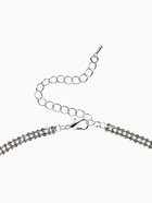 Набор 2 предмета: серьги, кулон "Элегантность" кисточки, цвет белый в серебре, 100 см - фото 809630598