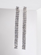 Набор 2 предмета: серьги, кулон "Элегантность" кисточки, цвет белый в серебре, 100 см - фото 809630601