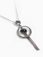 Кулон на цепочке «Юпитер», серый в серебре, 72 см - Фото 3