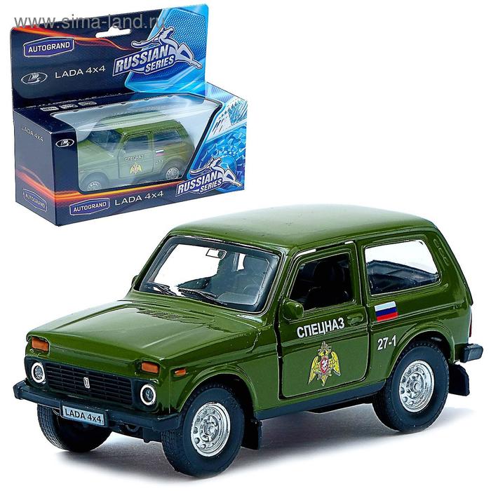 Машина металлическая Lada 4 x 4, масштаб 1:36, цвета МИКС - Фото 1