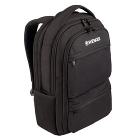 Рюкзак молодёжный Wenger, 43 х 32 х 21 см, эргономичная спинка, отделение для ноутбука, чёрный