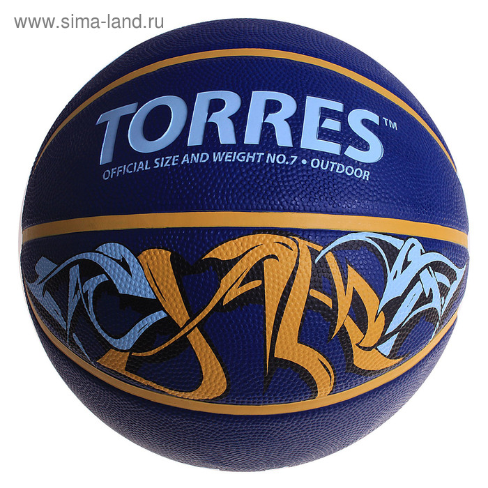 Мяч баскетбольный Torres Jam, B00047, размер 7 - Фото 1