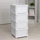 Комод 4-х секционный «Декор. Весна», белый - Фото 4