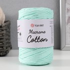Пряжа "Macrame Cotton" 20% полиэстер, 80% хлопок 225м/250гр (775 мята) - Фото 5