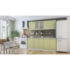 Кухня Нова 2 м МДФ, Белый/Фисташка - Фото 1