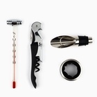 Подарочный набор для вина «Веселье»: 4 предмета - Фото 4