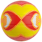 Мяч волейбольный пляжный MOLTEN V5B1502-О, размер 5, PVC, жёлтый/красный - Фото 3
