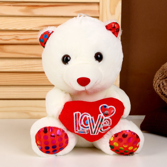 Мягкая игрушка «Медведь с сердцем» - Фото 1