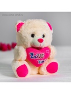 Мягкая игрушка «Медведь с сердцем» - Фото 2