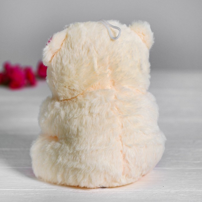 Мягкая игрушка «Медведь с сердцем», цвет розовый - фото 1927497100