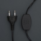 Гирлянда "Нить" улично-комнатная с насадками "Колокол", 5 м, LED(IP44)-40-220V, мигает, нить тёмная, свечение мульти - Фото 6