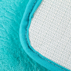 Набор ковриков для ванной и туалета Доляна «Мини», 2 шт: 40×40, 40×60 см, цвет морской волны - Фото 3