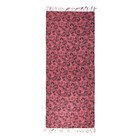 Палантин женский шерстяной P2576_2-8 цвет розовый, р-р 70х175 - Фото 2