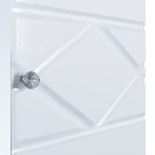 Шкаф 3х створчатый Ницца, МДФ, Белый/Белый глянец - фото 24168549