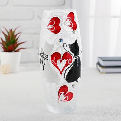 Ваза «Кошка», 1.7 л, d=7.5 см, 10×26 см, стекло