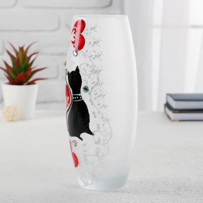 Ваза «Кошка», 1.7 л, d=7.5 см, 10×26 см, стекло