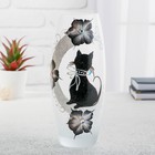 Ваза стекло «Кошка 5», 1.7 л, d=7.5 см 10×26 см, стекло - Фото 1