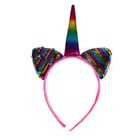 Карнавальный набор «Единорог», 3 предмета: ободок, крылья, юбка - Фото 3