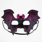 Карнавальная маска «Летучая мышь», цвет чёрный - фото 8875316