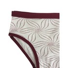 Трусы для девочки, цвет крем-бордо/геометрия, рост 140-146 см (10) - фото 35232901