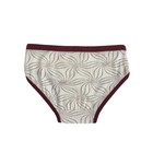 Трусы для девочки, цвет крем-бордо/геометрия, рост 140-146 см (10) - фото 35232902