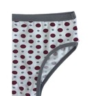 Трусы для девочки, цвет крем-бордо/горох, рост 122-128 см (6) - Фото 2