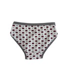 Трусы для девочки, цвет крем-бордо/горох, рост 122-128 см (6) - Фото 3