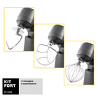 Миксер Kitfort KT-1328, планетарный, 1200 Вт, 5 л, 8 скоростей + импульс, 3 насадки, металл - фото 51332396 Миксер Kitfort KT-1328, планетарный, 1200 Вт, 5 л, 8 скоростей + импульс, 3 насадки, металл - фото 51332396
