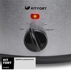 Медленноварка Kitfort KT-2010, 200 Вт, 3.4 л, 3 режима, серебристая - Фото 6