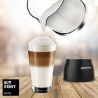 Капучинатор Kitfort KT-712, индукционный, 600 Вт, 0.76 л, стеклянная чаша, чёрный - фото 51344355