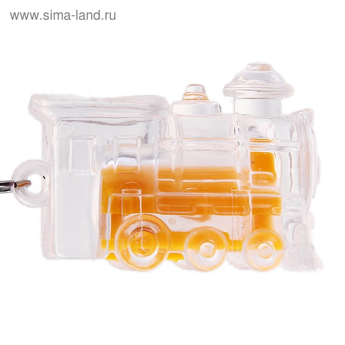 Фонарик свет на кольце "Паровозик" МИКС