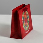 Пакет ламинированный горизонтальный «Новогодний венок», S 5.5 × 15 × 12 см - Фото 2