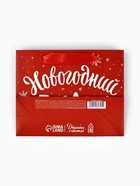Пакет подарочный новогодний ламинированный «Новогодний подарок», S 5.5 см × 15 см × 12 см - Фото 6