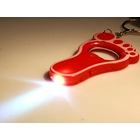 Фонарик свет на кольце + открывашка "Ножка" МИКС - Фото 3