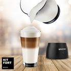 Капучинатор Kitfort KT-711, индукционный, 600 Вт, 0.84 л, пластиковая чаша, чёрный - фото 51344361