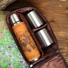 Подарочный набор «Медведь и собаки»: термос 500 мл, кружка 2 шт. × 170 мл - Фото 3