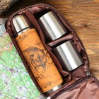 Подарочный набор «Волк»: термос 500 мл, кружка 2 шт. × 170 мл - Фото 3