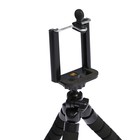 Штатив Luazon настольный, для телефона шириной до 7 см, гибкие ножки, высота 17 см, чёрный - Фото 4