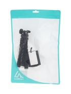 Штатив Luazon настольный, для телефона шириной до 7 см, гибкие ножки, высота 17 см, чёрный - Фото 9