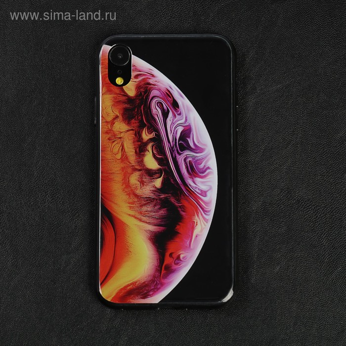 Чехол LuazON для телефона iPhone Xr, силиконовый, рисунок планета - Фото 1