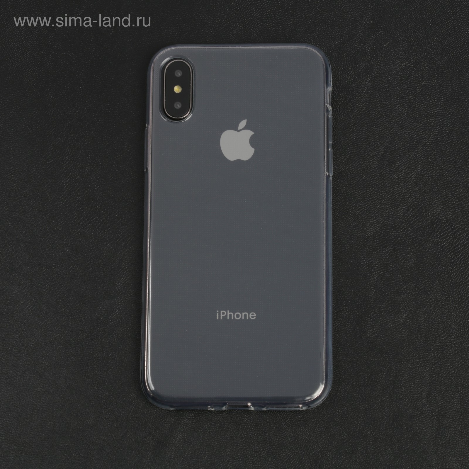 Чехол LuazON для телефона iPhone X/XS, силиконовый, тонкий, прозрачный