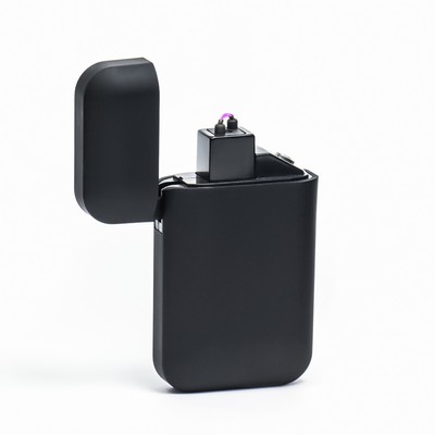 Зажигалка электронная "Классика", от USB, дуговая,  черная