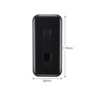 Зажигалка-портсигар электронная "Сиера", спираль, USB, 11.5 х 5.4 см, черная - фото 8875545