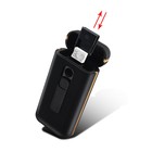Зажигалка-портсигар электронная "Сиера", спираль, USB, 11.5 х 5.4 см, черная - Фото 2